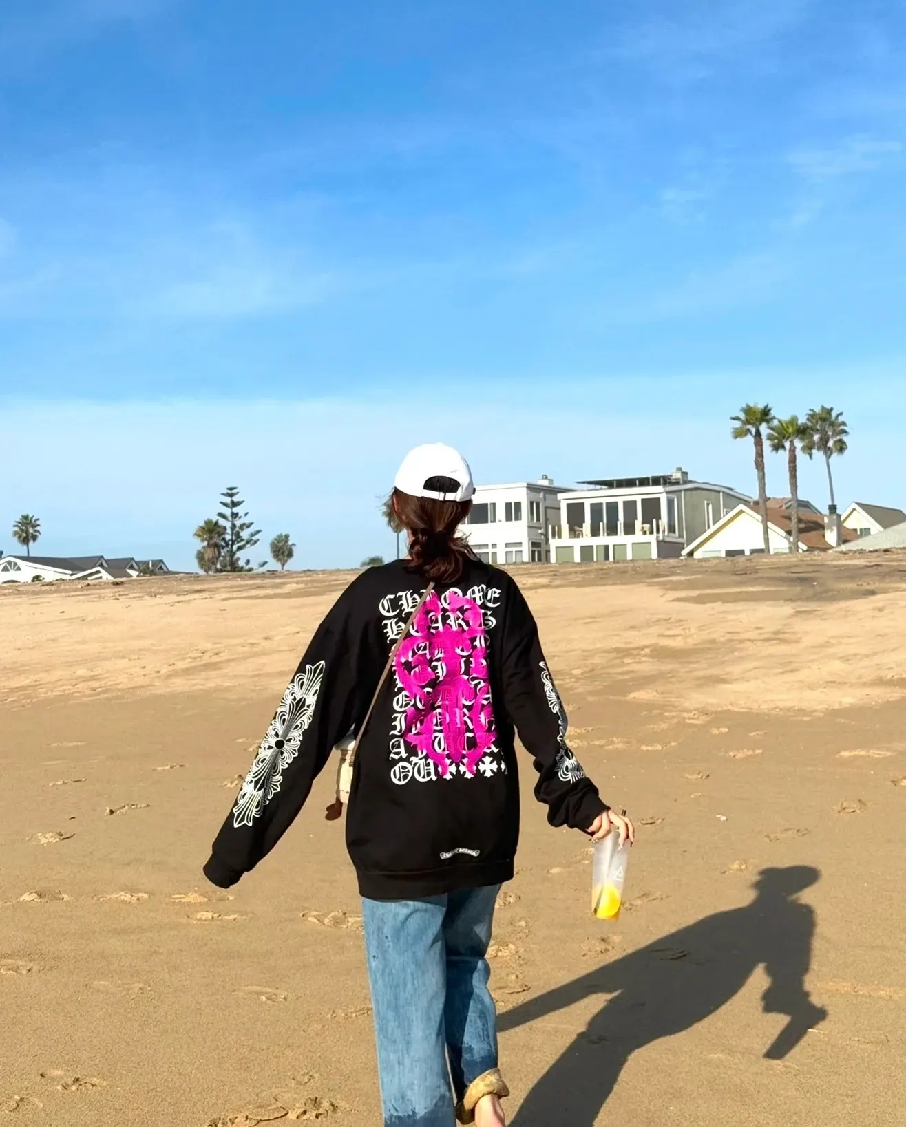 💰170 Style number: KD66 Chrome hearts Purple sword and dagger letter sweatshirt hoodie is made of 260g double yarn pure cotton fabric, 1:1 customized pattern, with three labels, the highest version on the market. Size:S-XL